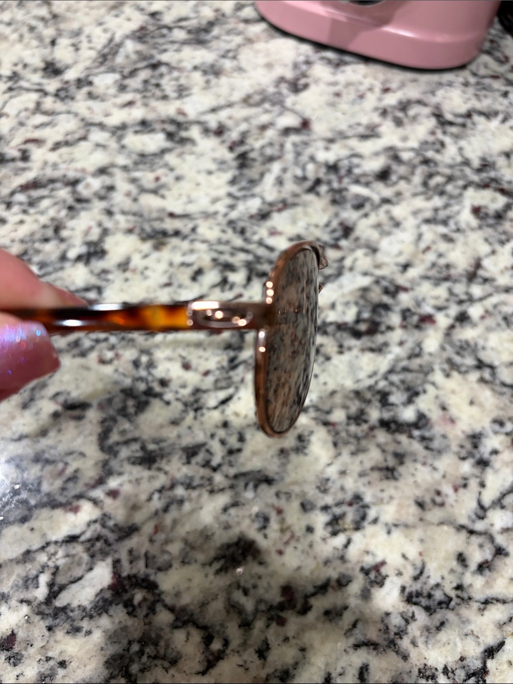 Oakley FRAMES ONLY Women's Rose Gold Aviator glasses - Picture 2 of 5